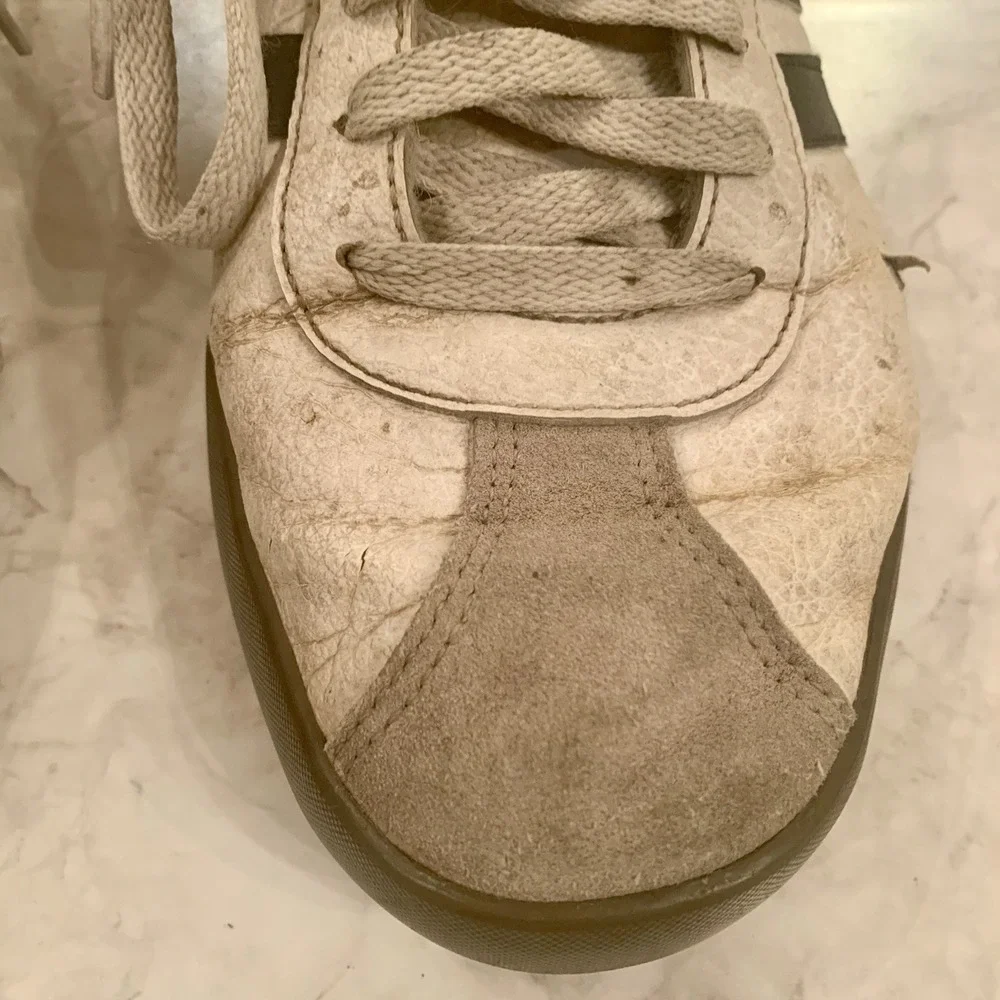 Adidas Sneakers Men's 10 Shoes White Blue Stripes - Picture 8 of 15